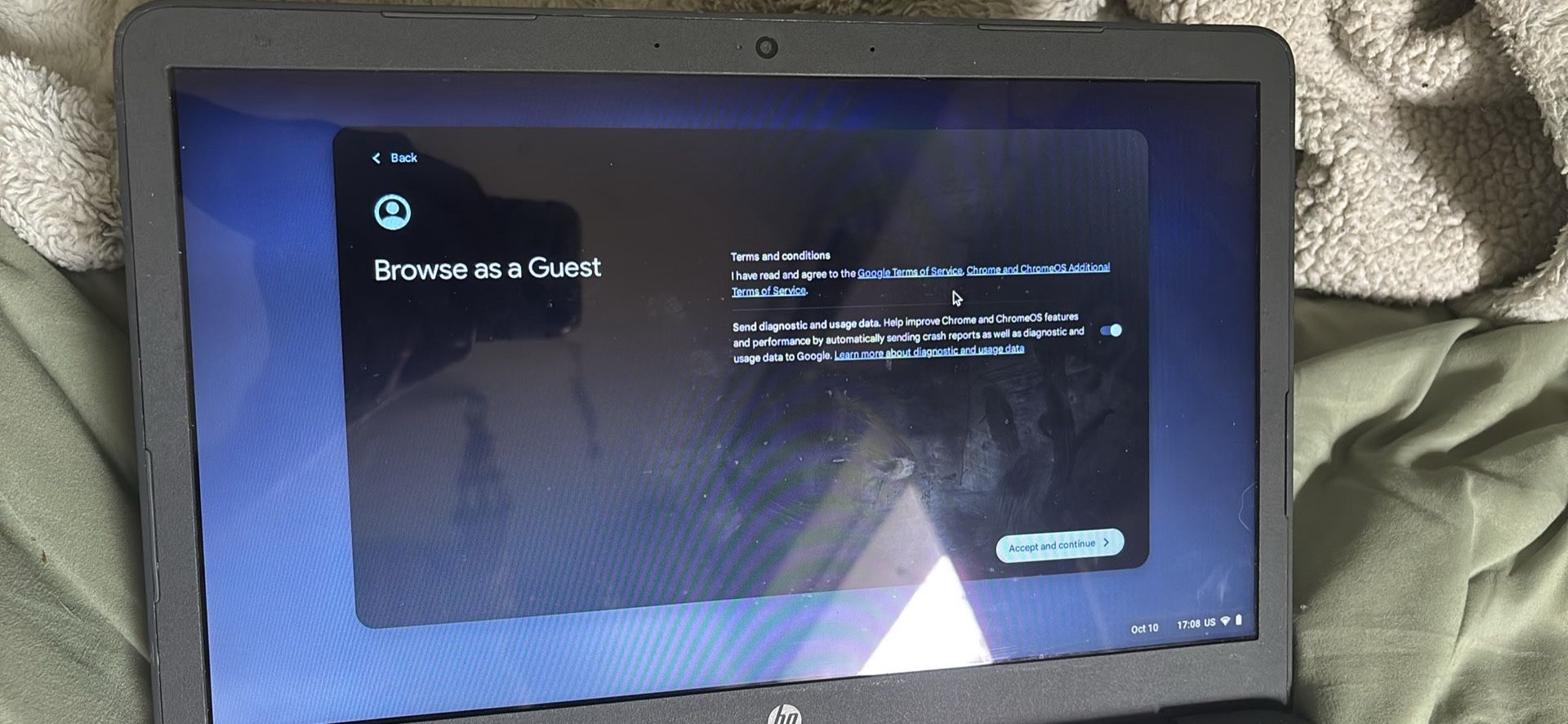 Chromebook touchscreen laptop