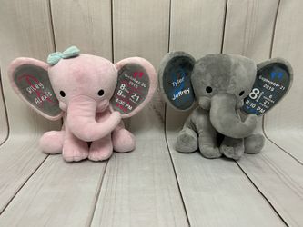 Birth Stats Stuffed Animal