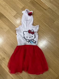 Hello Kitty Dress Size 6/ 6X Little Girls