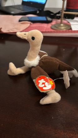 Ty Beanie Baby Duck Plush with Tag