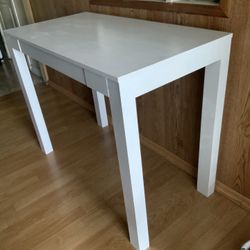 Ameriwood Parsons White Office Desk