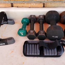 Workout Set (Dumbells, Pushup Bars, Body Weights)