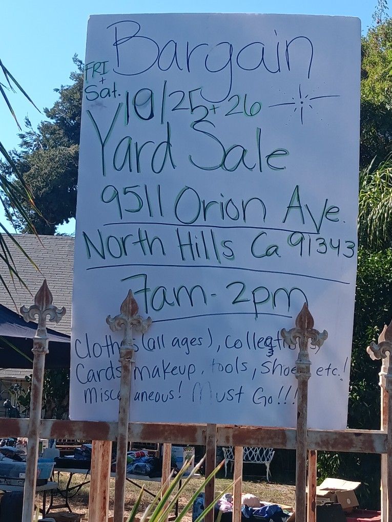 Yard Sale!