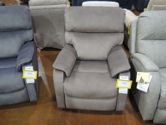 Manwah Swivel Glider Recliner - Gray-Taupe (Aspen Walnut) | Reclining Chair | Lounge Chair