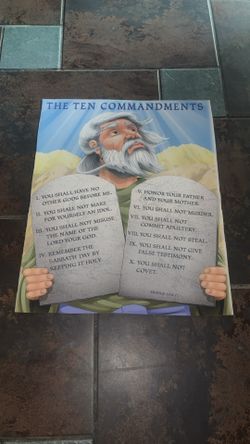 10 Commandments Poster (16x20)