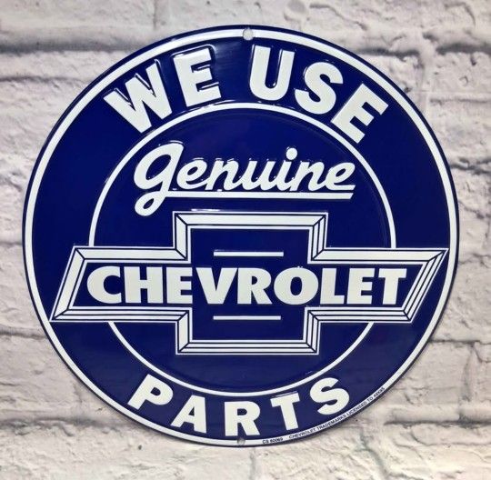 CHEVROLET TIN SIGN