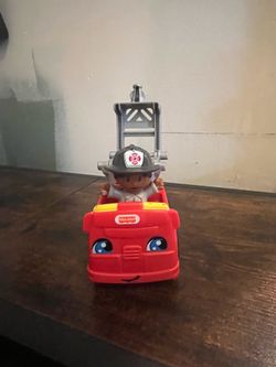 Fire truck w/  firefighter figure