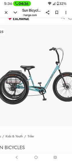Baja Sun trike three-wheel bicycle