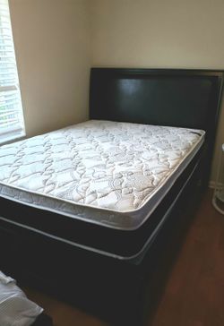 NEW QUEEN PILLOW-TOP MATTRESS AND BOX SPRING - 2PC