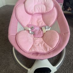 Pink Harppa Electric Baby Swing 