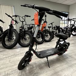 HOVSCO HY-C10 Seated Electric Scooter – Black