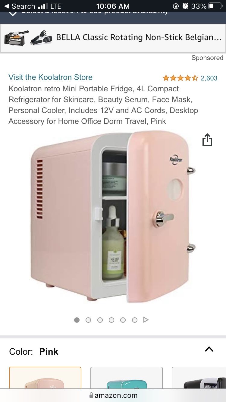 Mini Face Mask Fridge 