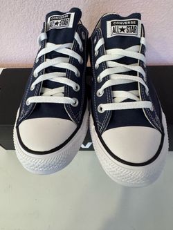 New CONVERSE Chuck Taylor All Star navy ox (low) top US men size 8.5 US women size 10.5