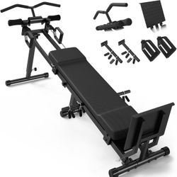 GMWD Total Home Gym with Detachable Footplate,Swing Attachment and Weight Holder,Versatile Total Body Training Machine for Home Gym Workout KF43TG01US