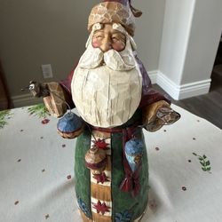 Jim Shore “SANTA WITH ORNAMENTS