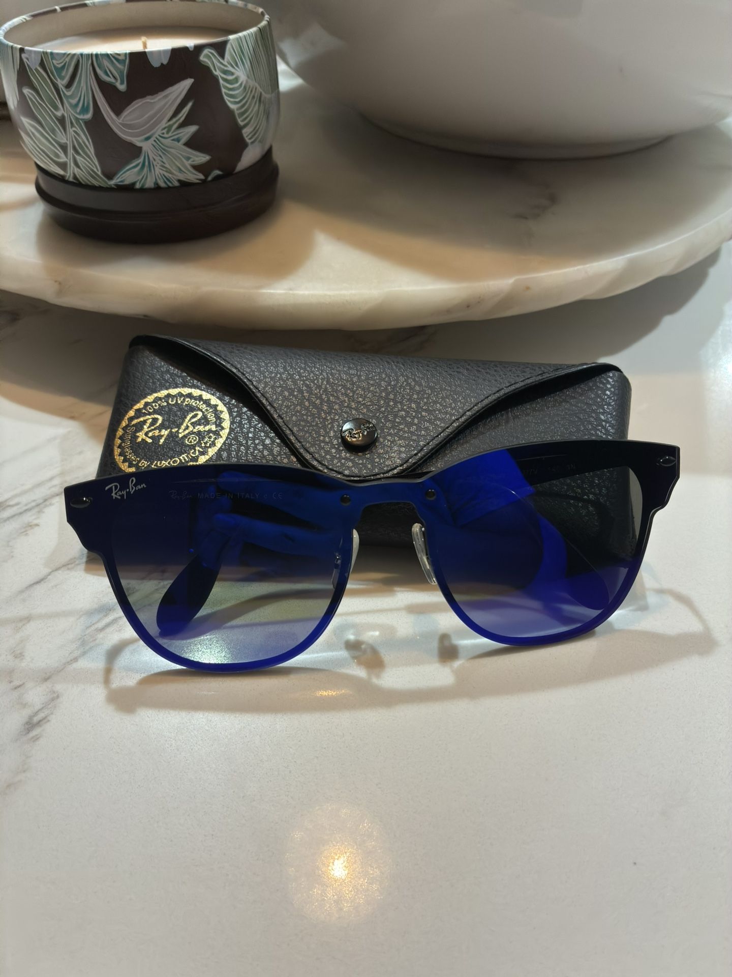 Ray Ban Blaze Clubmaster Black Sunglasses Lenses