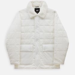 Brand New Womens Vans Millie MTE Jacket Marshmallow Size M White