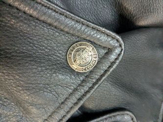 Leather hd coat
