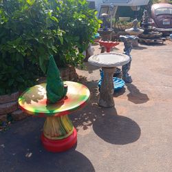 Gnome Birdbath 
