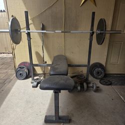 Olympic Weight Bench With Weights