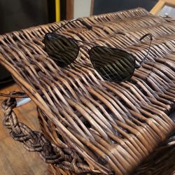 Ray Ban 3485MXGL Aviator Sunglasses with Black Lenses