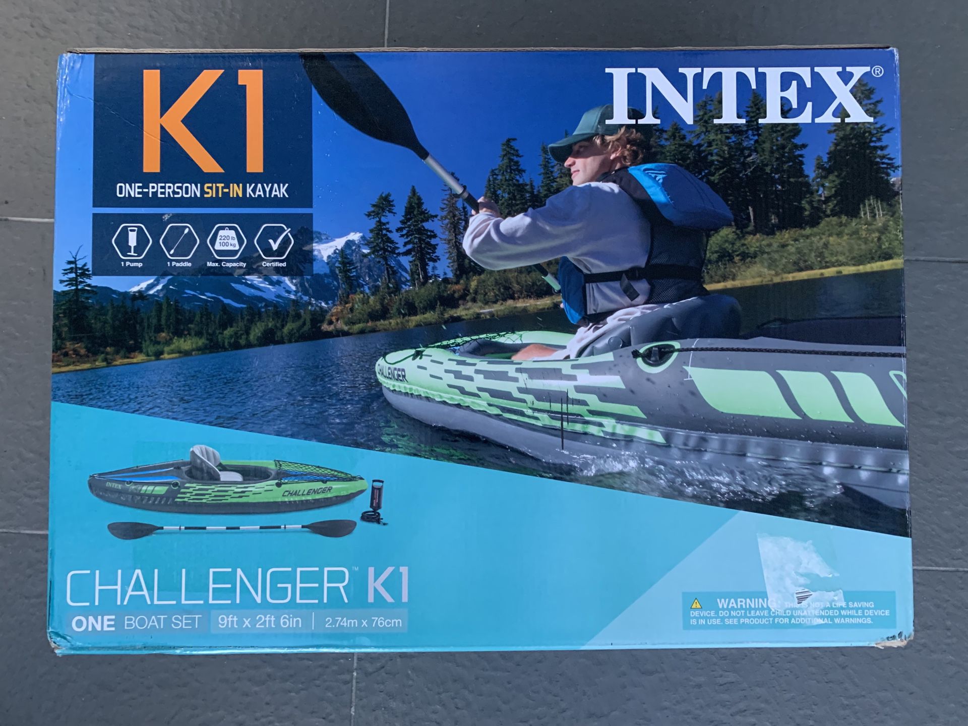 Intex challenger k1 kayak