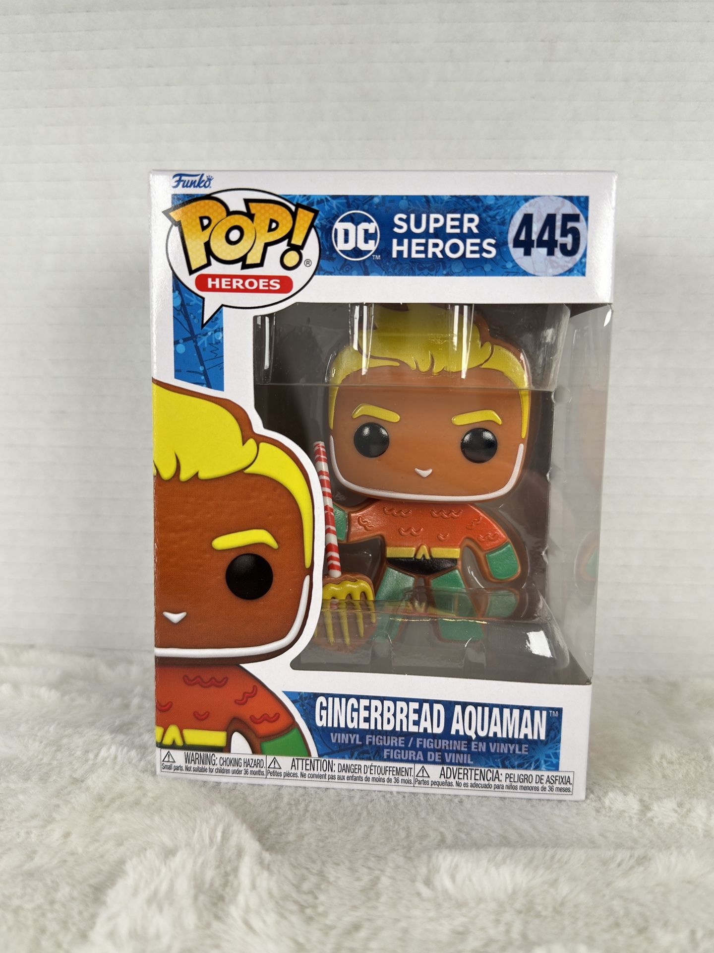 Funko Pop DC Super Heroes Gingerbread Aquaman #445 NIB