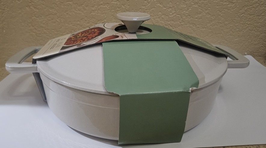 Figmint Enameled Cast Iron Covered Dutch Oven