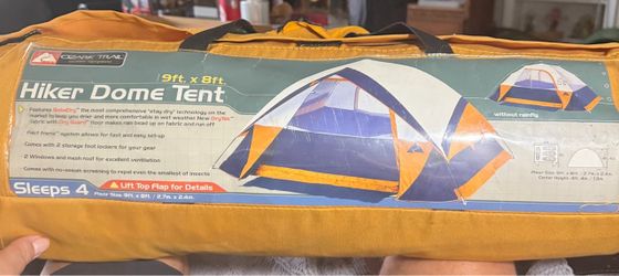 Hiker dome tent 9 x 8