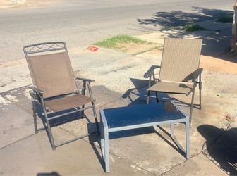 Outside table and chairs all $30