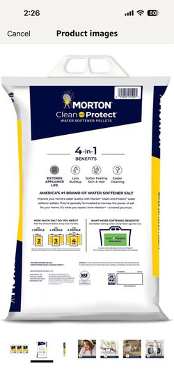 Clean and Protect Water Softener Salt
