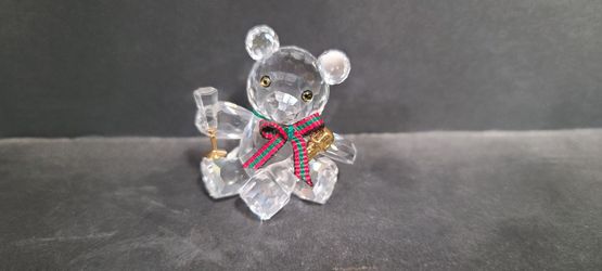 Beautiful Rare Swarovski Crystal 1999 Celebration Chris Bear Figurine