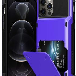 iPhone 12 Pro Case Wallet Case Card Slot Cash Pouch Dual Layer Slim Hybrid Phone Cover Shockproof Armor Cases Back Flip Case