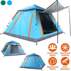  Camping Tent, Lightweight Waterproof Dome Tent, Easy Up Portable Family Tents with Carry Bag, Spacious Backpacking Tent for Camping Hiking 