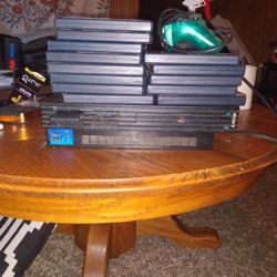 PS2 Bundle With 13 Games, Controller & 128 Mb Memory card