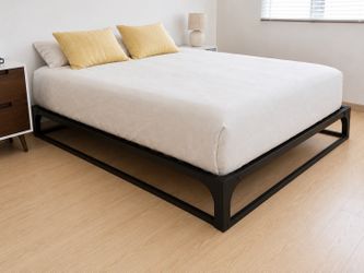 Wayfair Queen Metal Steel Platform Bed Frame | 6 inches for under storage | No Box Spring Needed