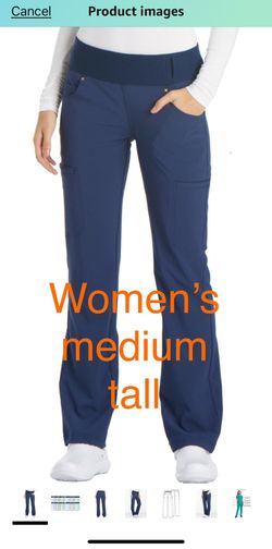 Women’s Navy Scrub Pants Medium Tall