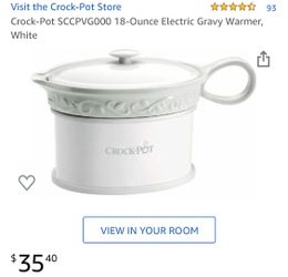 Crock Pot gravy boat electric warmer