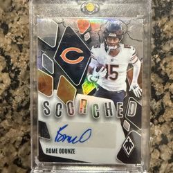 2025 panini phoenix Scorched Rome Odunze auto /49