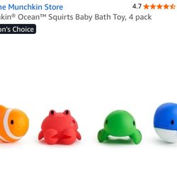 Munchkin 4pcs Bath Toy Set, New