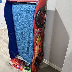 Cars toddler bed with mattress