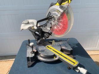Ryobi 15 Amp 10 in. Corded Sliding Compound Miter Saw with LED Cutline Indicator
