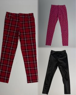 Girls Pants & Leggings Bundle - Size 7/8 (Lot of 3)