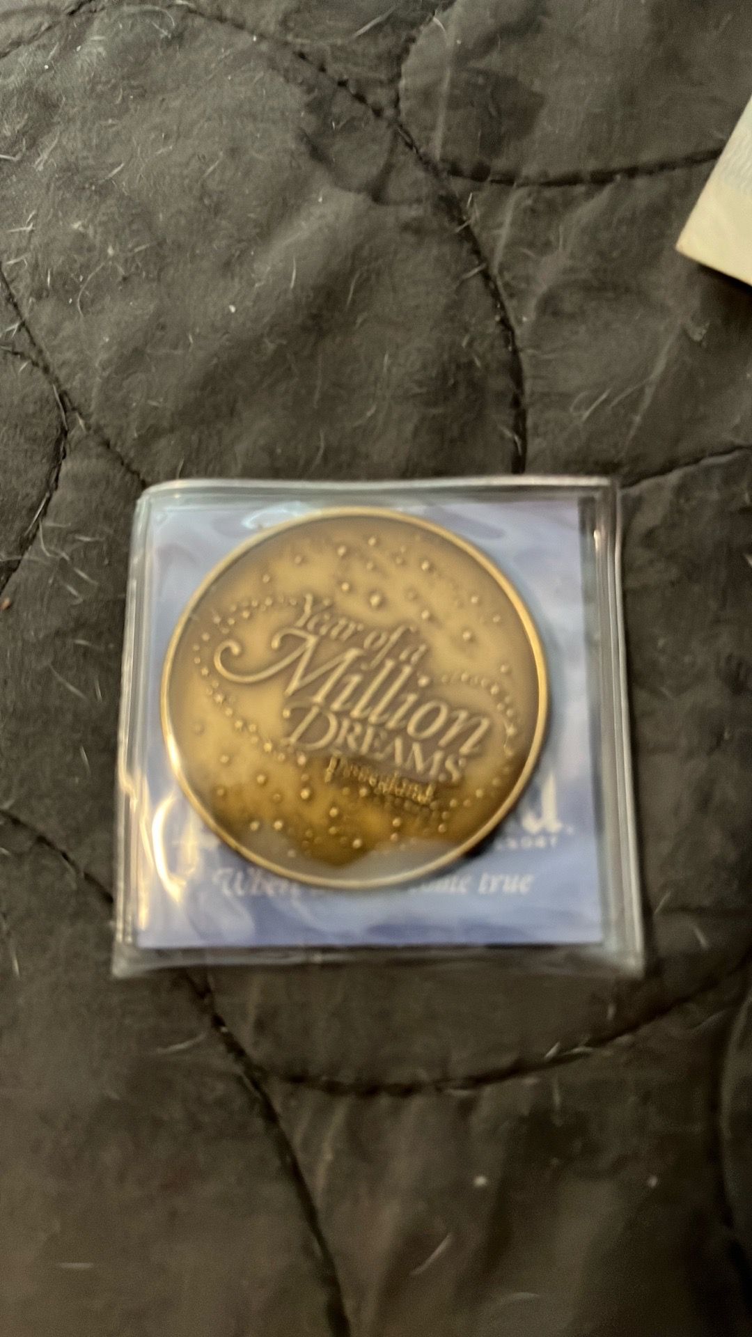 50th anniversary Disneyland commemorative coin
