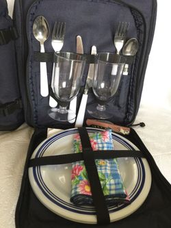 2 - Person Picnic Backpack Set.