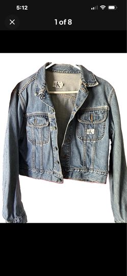 Vintage Vintage Calvin Klein Jeans USA Cropped Denim Jacket Women’s 100% Cotton