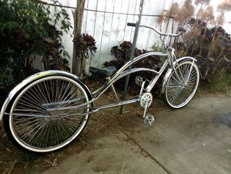 Lowrider stretched bike