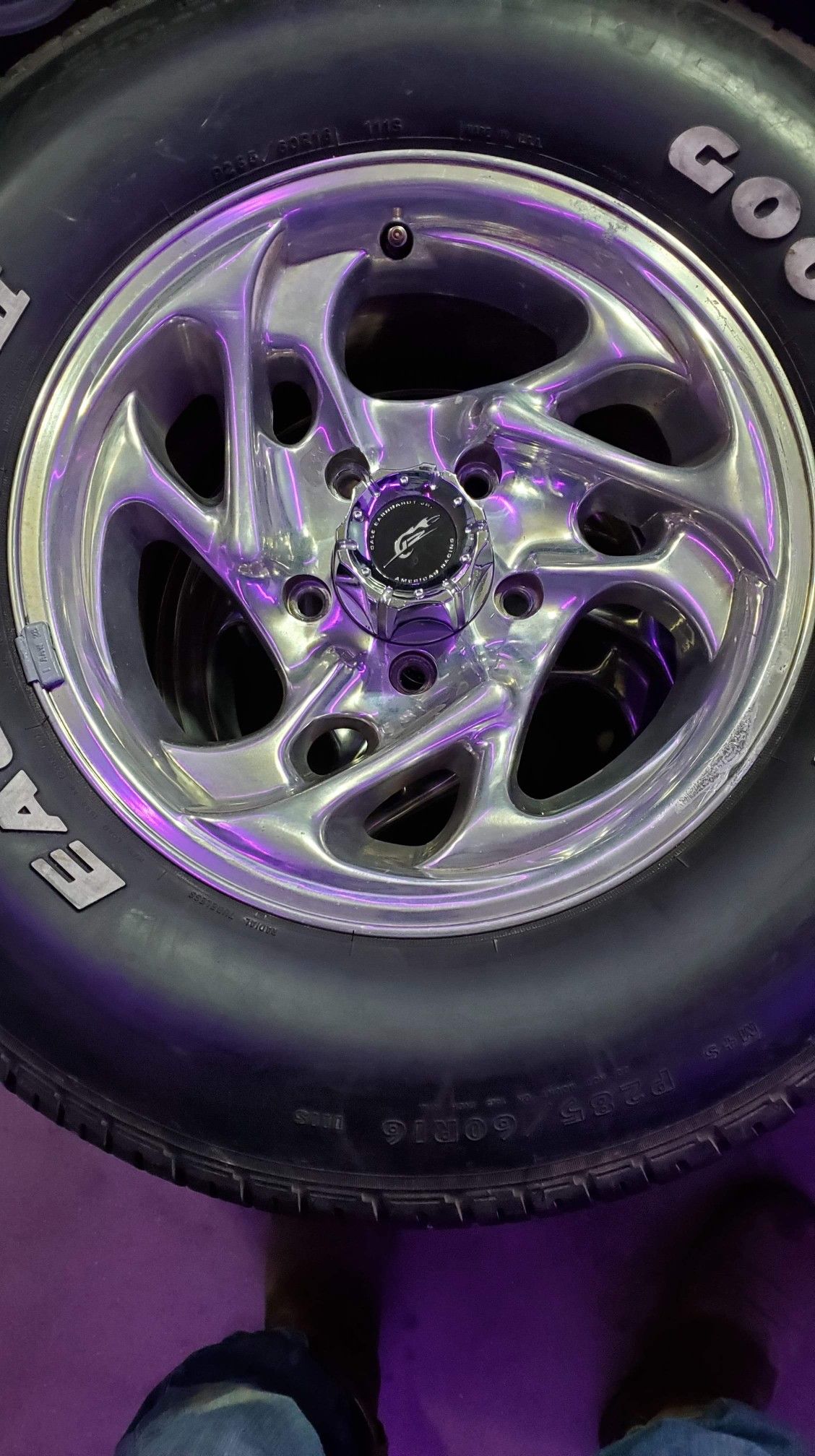 Polishing aluminio rim