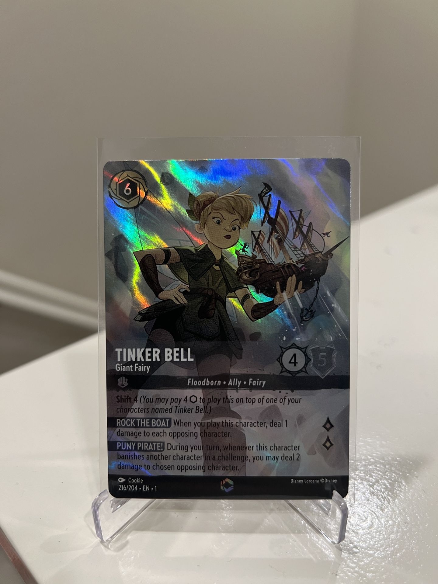 Tinker Bell Giant Fairy (Enchanted) 216/204 The First Chapter Holo
