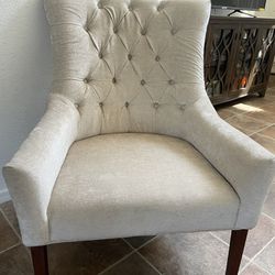Chenille Accent Chair-Like New